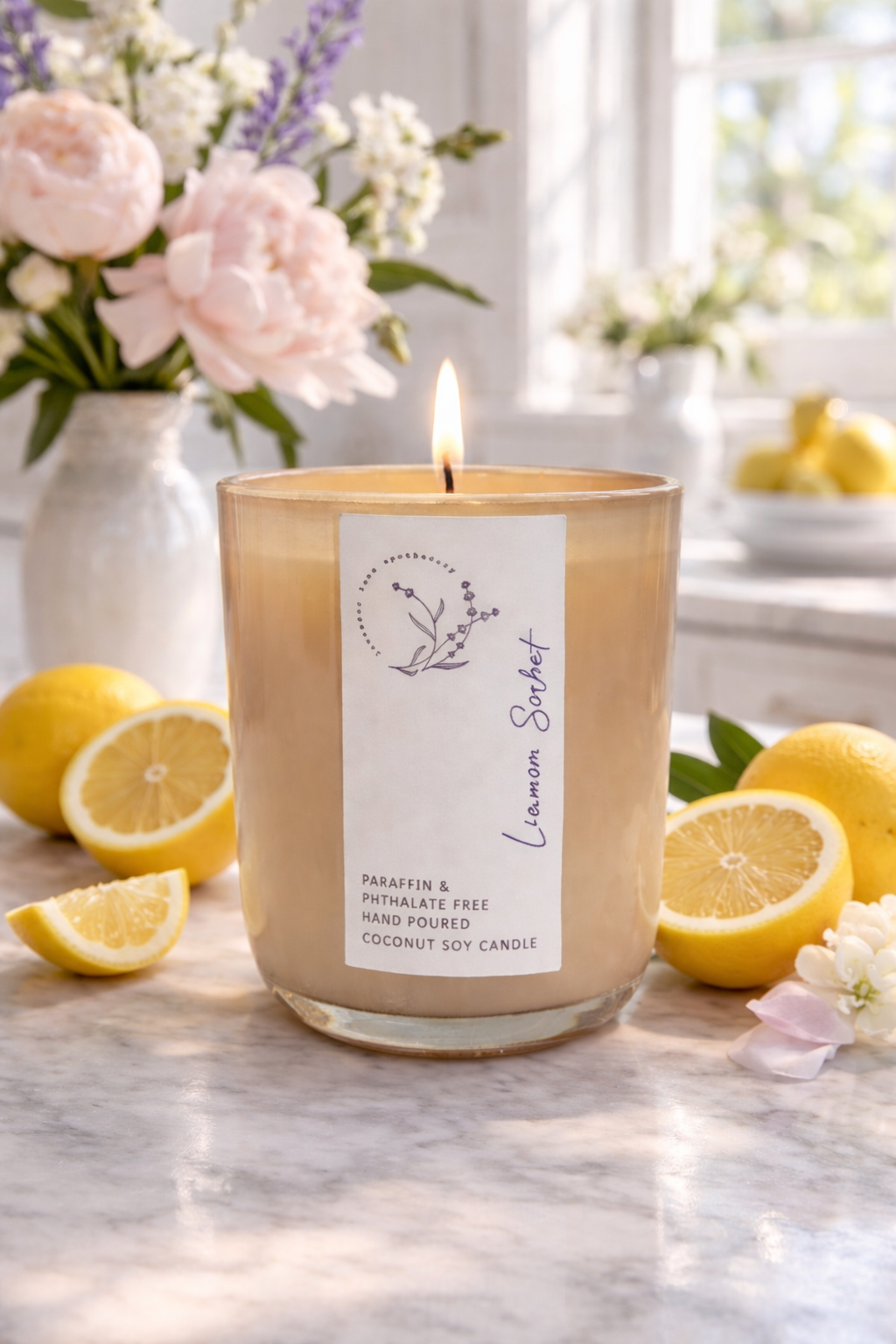 11 oz Apricot vessel (various scents)