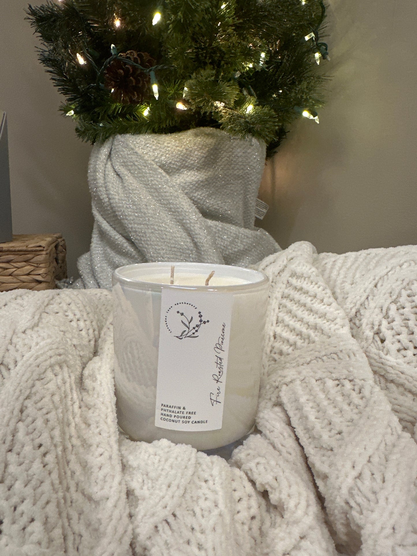 Fire roasted pinecone