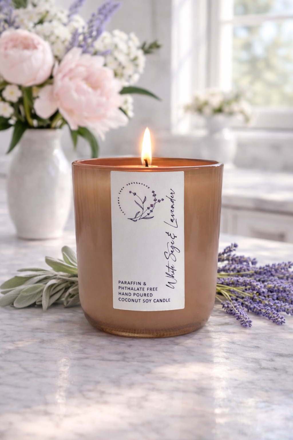 11 oz Apricot vessel (various scents)