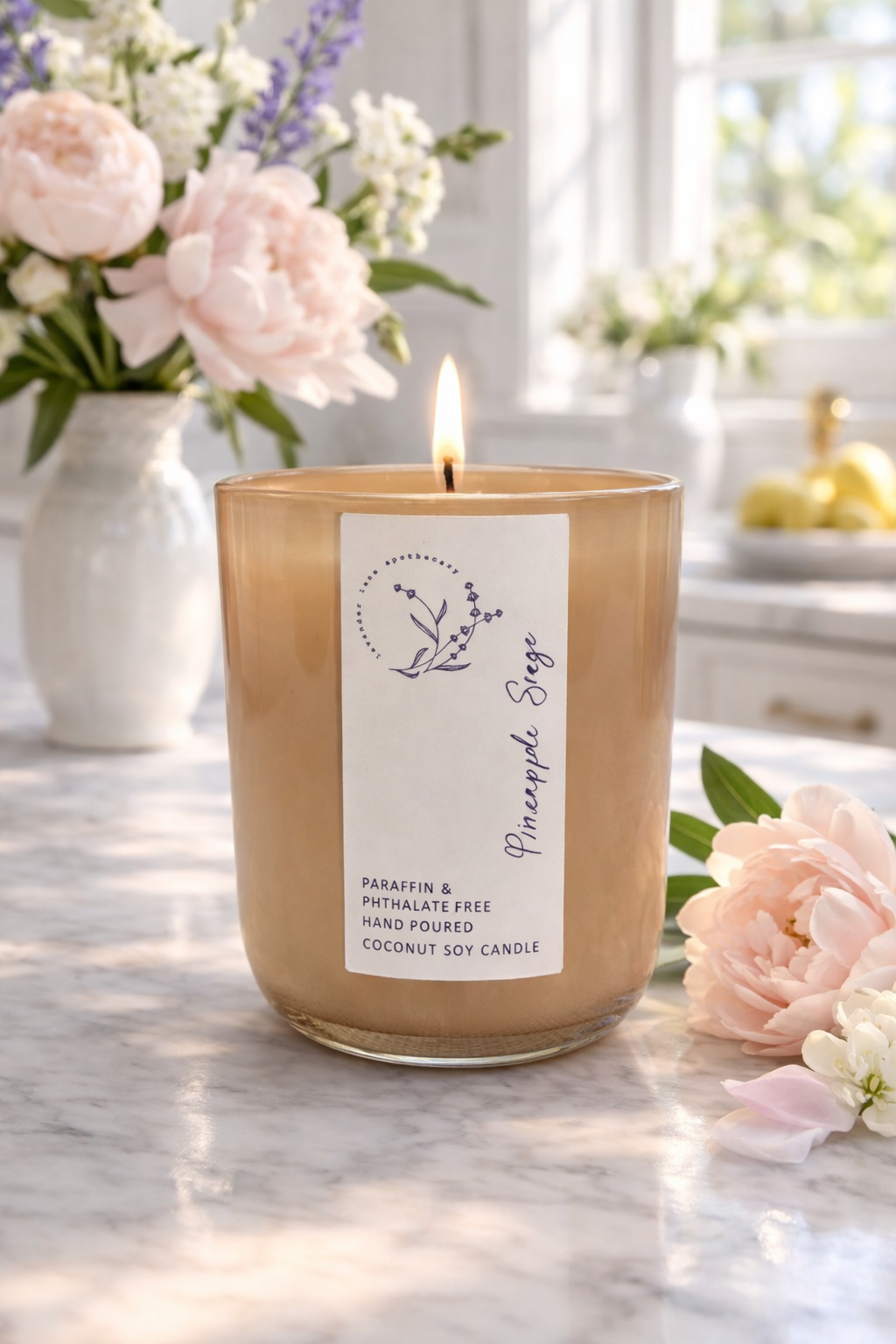 11 oz Apricot vessel (various scents)
